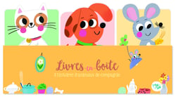 Livres en boîte : 3 histoires d'animaux de compagnie