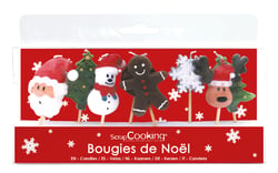 8 bougies de Noël - Scrapcooking 