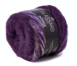 Pelote de fil à tricoter - Plassard - Intense - Aubergine 38