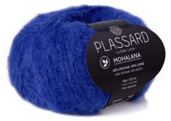 Pelote de fil - Plassard - Mohalana - Bleu-Electrique 26