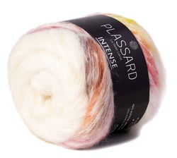 Pelote de fil à tricoter - Plassard - Intense - Blanc-cassé 2