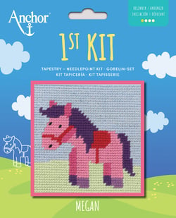 Kit point de croix Anchor - Cheval - 10 x 10 cm