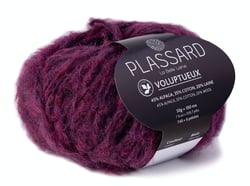 Pelote de fil à tricoter - Plassard - Voluptueux - Aubergine 38