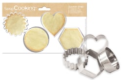 Lot de 4 emporte-pièces "biscuit" ScrapCooking®