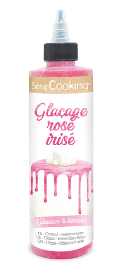 Glaçage ScrapCooking® - Rose irisé - 140 g