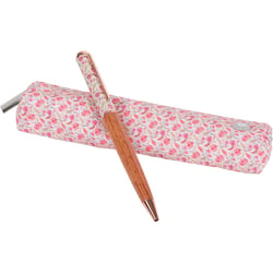 Stylo bille Oberthur - Bahia fleurs batik - Pointe moyenne