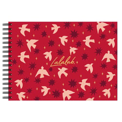 Allbum photo spiralé Exacompta - 50 pages - 23 x 10 cm -  Rouge - Lalalab