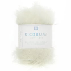 Pelotte de fil Rico Design - Ricorumi Furry Furry - Blanc