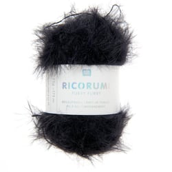 Pelotte de fil Rico Design - Ricorumi Furry Furry - Noir