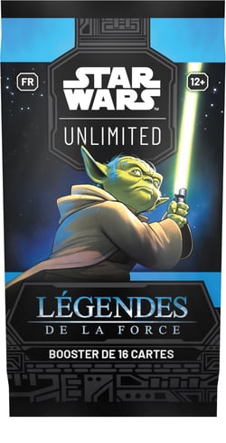 Lot de 16 cartes boosters - Star Wars Unlimited : Légendes de la Force