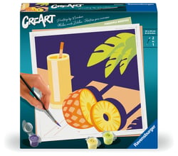 Peinture au numéro Ravensburger - CreArt - Pineapple - 20 x 20 cm