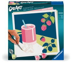 Peinture au numéro Ravensburger - CreArt - Raspberry - 20 x 20 cm