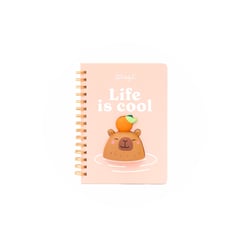 Carnet Mr. Wonderful - Orange – A5 – Squishy Capybara