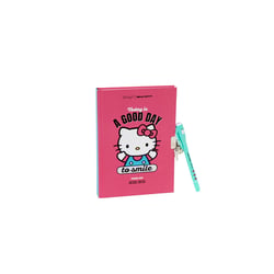 Journal intime + stylo avec encre normale et invisible Hello Kitty - Today is a good day to smile