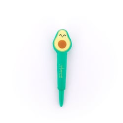 Stylo Mr. Wonderful - Squishy avocat - Bleu - Pointe moyenne