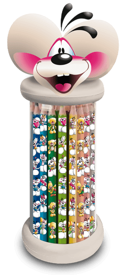 Trousse ronde 1 compartiment 3D - Diddl
