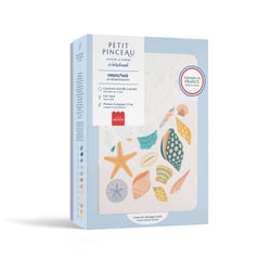 Peinture au numéro Petit Pinceau - Notebook à peindre - Coquillage