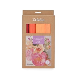 Set papiers crépon x4 - 25 x 250 cm- Créalia