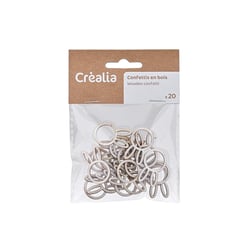 Confettis en bois – Lapins de Paques x20 - Créalia