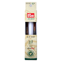 Lot de 2 pointes d'aiguille à tricoter KnitPro Prym - Natural - 6,5 mm
