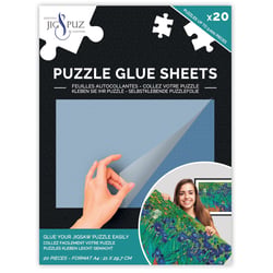 Lot de 20 feuilles adhésives pour puzzle - Jig & puz - pour puzzle 3000 pièces 