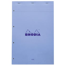 Bloc Seyès Rhodia - N°20 - 80 feuilles perforées - Modèles aléatoires - A4+ - 80g/m² - Vendu à l’unité