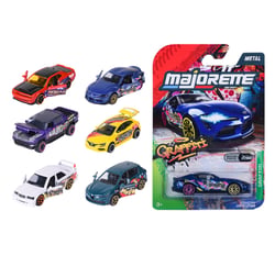 Voiture miniature Majorette - Mercedes-Benz SL Graffiti - Modèles aléatoires - Vendu à l’unité