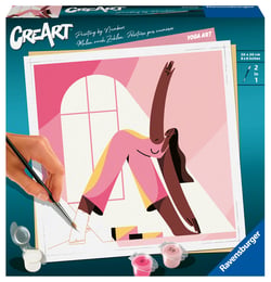Peinture au numéro Ravensburger - CreArt - Yoga art - 20 x 20 cm