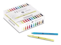 Boîte de 12 crayons pastels assortis Sennelier