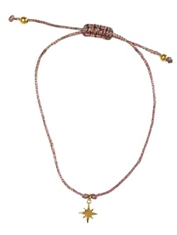 Bracelet à vœux ""Suis ton étoile et réalise tes rêves"" Omsaé