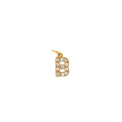 Pendentif lettre B - Acier inoxydable doré - Créalia