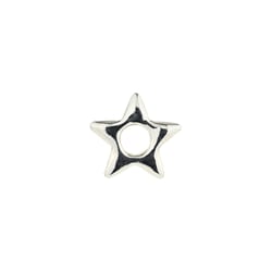 Pendentif étoile argenté - Créalia