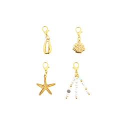 Set de charms coquillage - Créalia