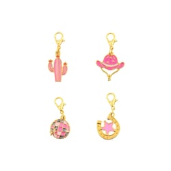 Set de charms cowgirl - Créalia