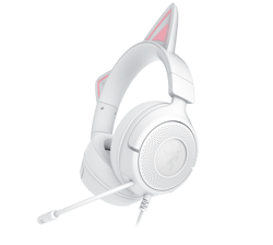 Casque filaire Razer pour PC - Kraken Kitty V3 X - Blanc