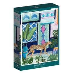 Puzzle 1000 pièces - Guépard au Maroc - Pieces & Peace