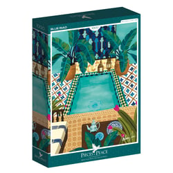 Puzzle 1000 pièces - Riad bleu - Pieces & Peace