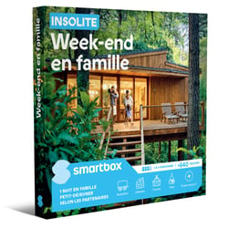 Coffret cadeau Smartbox - Week-end en famille - 3 à 4 personnes