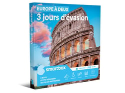 Coffret cadeau Smartbox - Europe à deux  3 jours d'évasion - 2 personnes