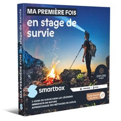 Coffret cadeau Smartbox - Ma première fois en stage de survie - 1 personne