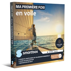 Coffret cadeau Smartbox - Ma première fois en voile - 1 personne