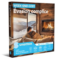 Coffret cadeau Smartbox - Week-end cosy évasion complice - 2 personnes