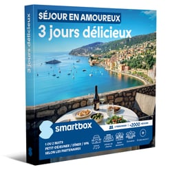 Coffret cadeau Smartbox - Séjour en amoureux 3 jours délicieux - 2 personnes