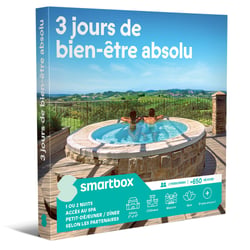 Coffret cadeau Smartbox - 3 jours de bien-être absolu - 2 personnes