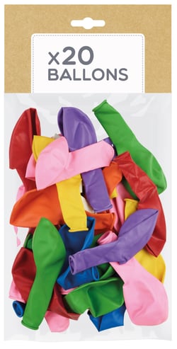 Lot de 20 ballons Kim'Play