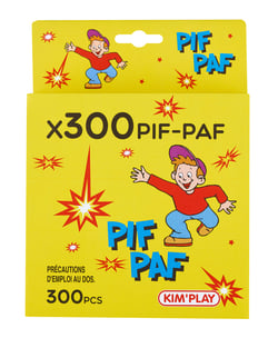 Lot de 300 pétards Pif Paf - Kim'Play