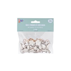 Lot de 90 mini formes - Printemps - Bois - Créalia enfants