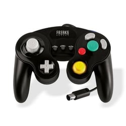 Manette Wii/GC avec fonction Turbo et Slow Freaks and Geeks - Noir