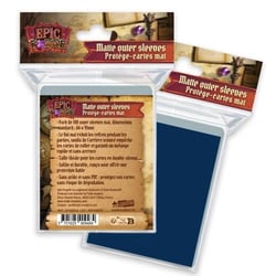 Sleeves Mat 66 x 91 mm X100 100 Microns Bleu