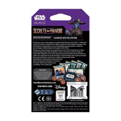 Deck de démarrage - Star Wars Unlimited : Chancelier Palpatine Secrets Du Pouvoir
